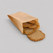 Leipäpussi 150x65x290mm Ruskea (1000 kpl)