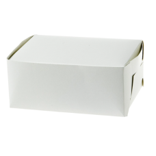 Klassinen kakkurasia 180x130x80 mm Valkoinen (500 kpl)