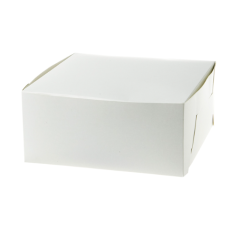 Klassinen kakkurasia 220x220x100 mm Valkoinen (200 kpl)