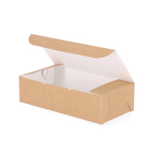 Klassinen kakkurasia 217x110x58 mm Luonnonruskea (100 kpl)