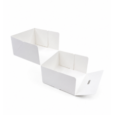 Quick Cake Box 180x180x100 mm– Valkoinen (15 kpl)