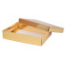 Kannellinen laatikko Sober 159x112x32 mm kulta (100-kpl)