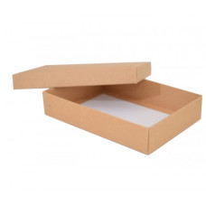 Kannellinen laatikko Sober 159x112x32 mm ruskea luonto (100-kpl)