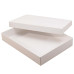 Kannellinen laatikko Sober 220x160x32 mm valkoinen (100-kpl)