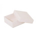Kannellinen laatikko Sober 78x82x25 mm valkoinen (100-kpl)
