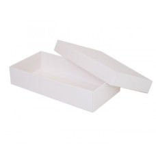 Kannellinen laatikko Sober 159x78x32 mm valkoinen (100-kpl)