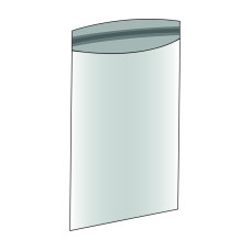 Sellofaanipussi teipillä  122x165+30 mm (100-kpl)