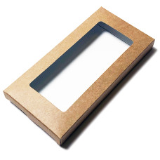 Suklaalevyn laatikko 160x80x15 mm luonnonruskea  (100kpl)