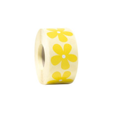 Kukka Keltainen 42x42 mm (1000-kpl)
