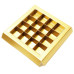 Praline-sisäke kehyksellä 160x160x19 mm kultaa (100 kpl)