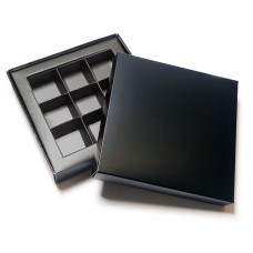 Näyte: Praline-sisäke kehyksellä 125x125x19 mm musta 