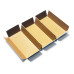 Praliini lisäosa lokeroilla 112x82x19 mm luonnonruskeaa pahvia (100 kpl)