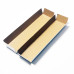 Praliini lisäosa lokeroilla 159x78x19 mm luonnonruskeaa pahvia (100 kpl)