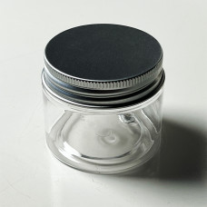 Alukannellinen muovipurkki Ø50x40mm 50ml, 12-kpl