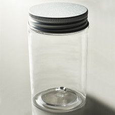 Alukannellinen muovipurkki Ø93x145mm 820ml, 6-kpl