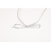 Elastinen naru rusettilla 16" hopea (50-kpl)