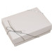 Elastinen naru rusettilla 10" hopea (50-kpl)