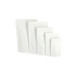 Doypack Standup Zip-laukut Valkoinen 85x50x140 mm 100 kpl