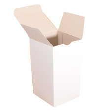 Kapseli  80x80x150 mm mattavalkoinen (100-kpl)